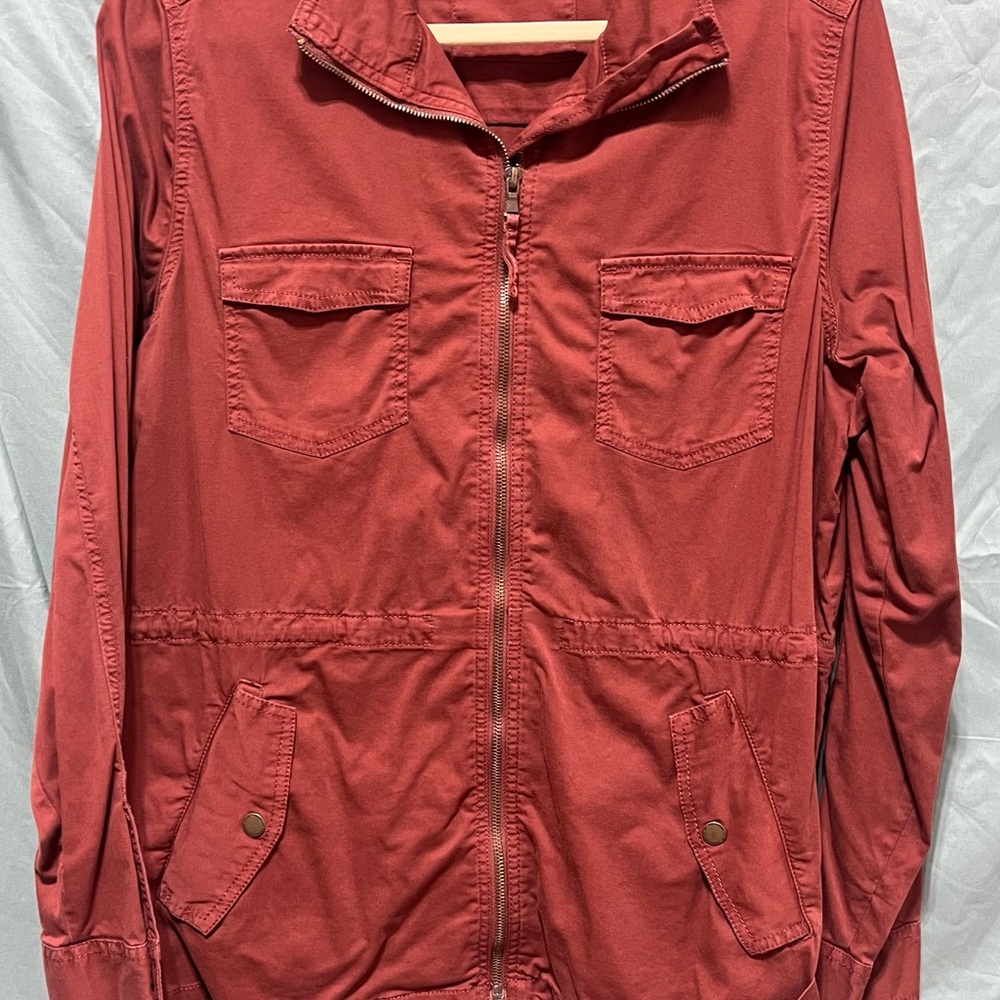 Women's Burnt Orange Zip up  Jacket